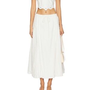 Damson Madder white maxi skirt